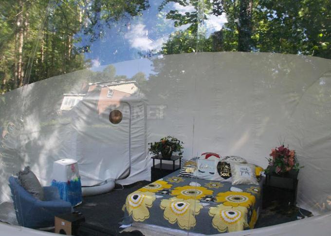 Advertising Inflatable Bubble Ball Two Tunnel , Giant Bubble Tent House