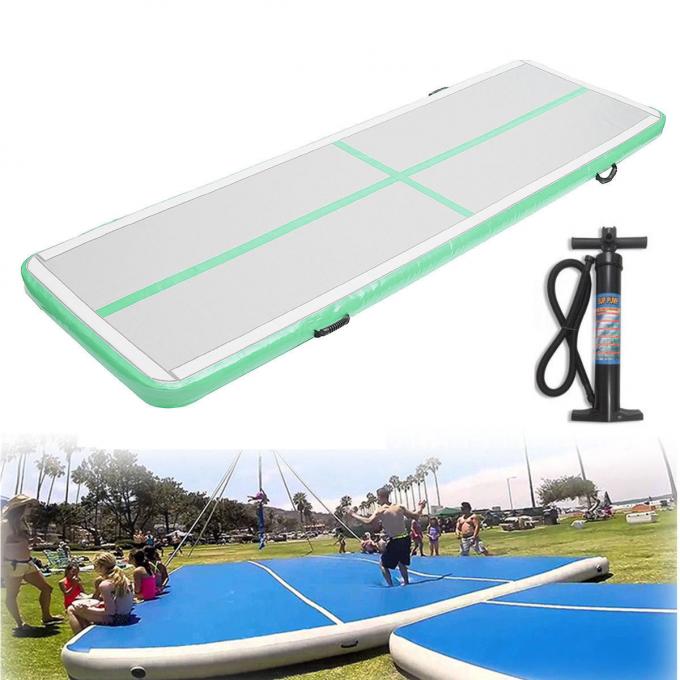 Pink GoFun Thick Air Track Tumbling Mat with Pump  Everfit