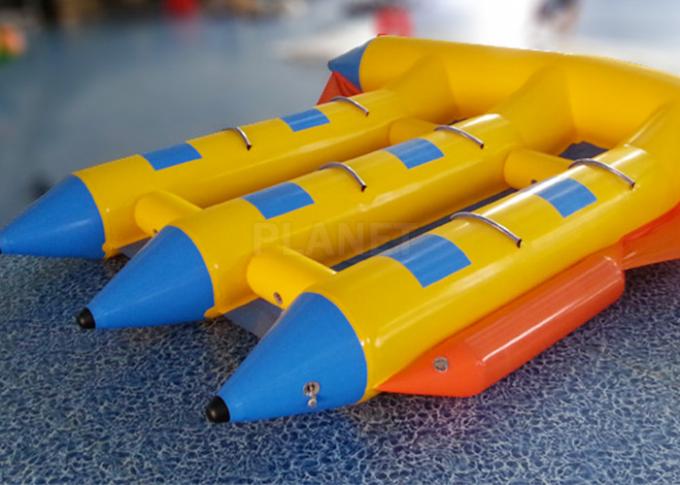 Pvc Fly Inflatable Tube Swimming Pool Inflatable Fly Fishing Boats 3 Tubes 0.6 Mm PVC Tarpaulin