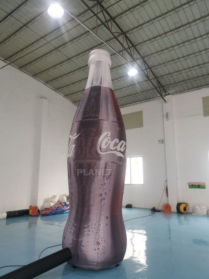 ASTM 4m Tall Advertising Inflatable Coca Cola Bottle