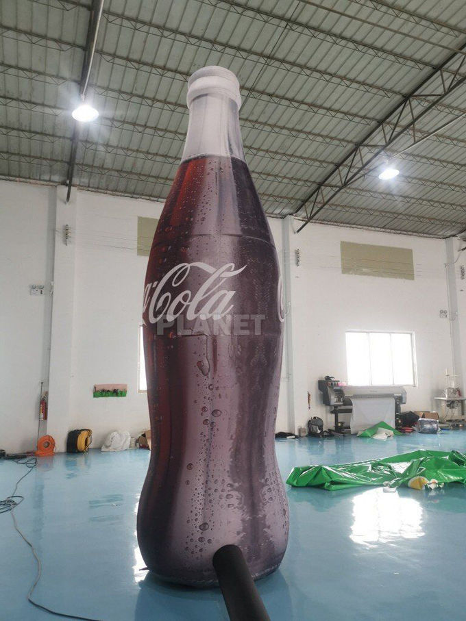 ASTM 4m Tall Advertising Inflatable Coca Cola Bottle