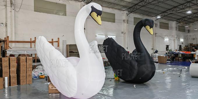 Large Party Decororation Inflatable Swan Model For Event