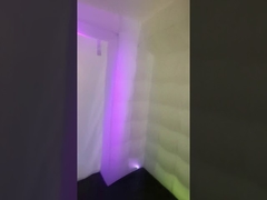 LED Light Inflatable Square Advertising Tent For Yoga Exercise