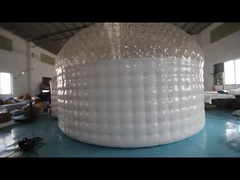 0.55mm PVC Inflatable Igloo Tent For Outdoor Observe Stars