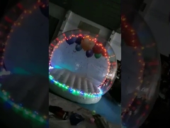 3M 4M Large PVC Christmas Snow Globe Inflatable Snow Globe Ball Photo Booth