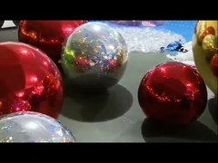 1.2m 1.8m Inflatable Mirror Balloon With Logo Print  For Advertising