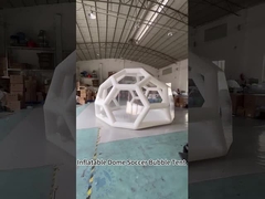 Commercial Inflatable Bubble Dome Tent Inflatable Camping Tent Transparent Football Bubble Tent