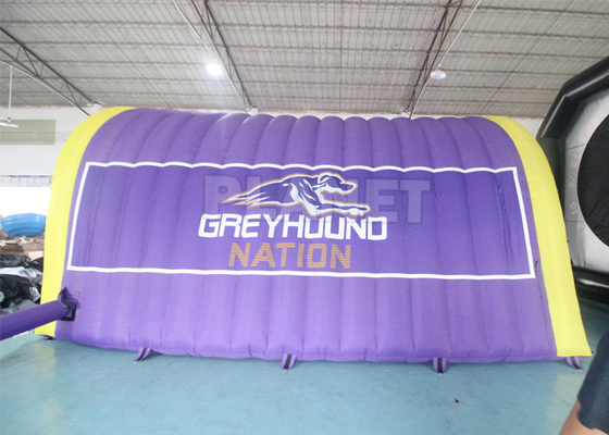 Customized Large Blow Up Mascot Football Game Starting Entrance Inflatable Helmet Tunnel