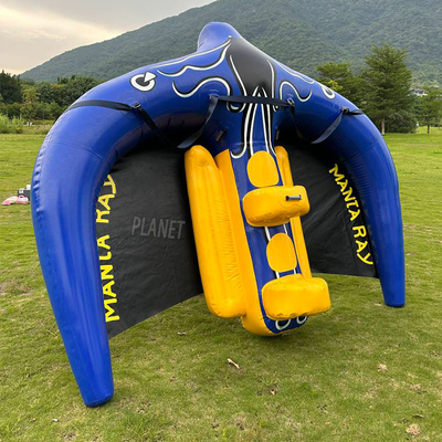 Adults Crazy Inflatable Flying Kite Tube Towable Water Sports PVC Water Manta Ray