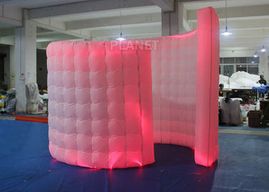 Spiral Blow Up Photo Booth Two Doors With Doorway -20 To 60 Degrees Working Temp