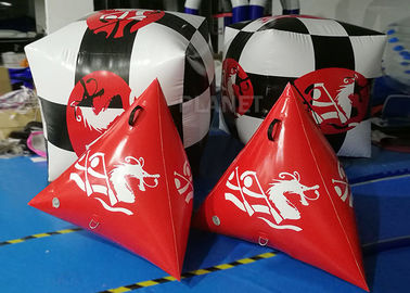 2 Meter Water Marine Marker Buoys Inflatable Cube Buoys OEM Service