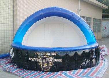 Customized Inflatable Bar Tent 0.4 Mm PVC Tarpaulin Two Door For Display