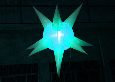 Exquisite Led Inflatable Star 190 T White Polyester CE / UL Approved