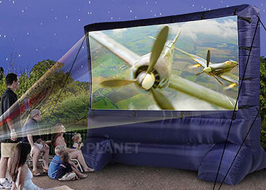 Lightweight Inflatable Outdoor Projector Screen Fabric Material Apply To Home