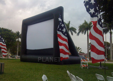 Advertising Inflatable Outdoor Movie Screen , Inflatable Projector Screen