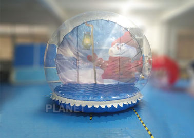 Outside Clear PVC 3m 4m 5m Inflatable Snow Globe With 3 Years Warranty