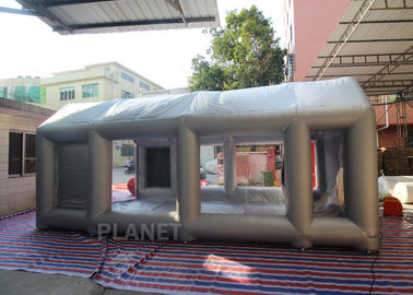 Automatic Car Inflatable Spray Paint Booth 6mx4mx3m With Logo Printing