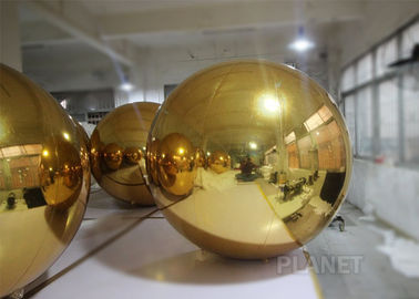 0.7mm PVC Floating Mirror Ball Decorations Logo Printing Fire - Resistance