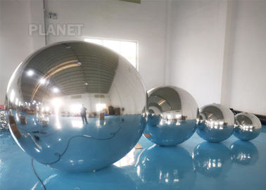 Custom Size Inflatable Decorative Ball Ornaments With D Rings Fire - Proof