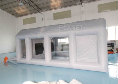 Grey Moveable Inflatable Car Paint Spray Booth With Filter System 6x4x2.5m