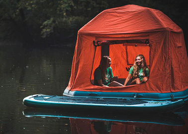 En71 ASTM Advertising Inflatable Tent On Lake Customized Logo Printing