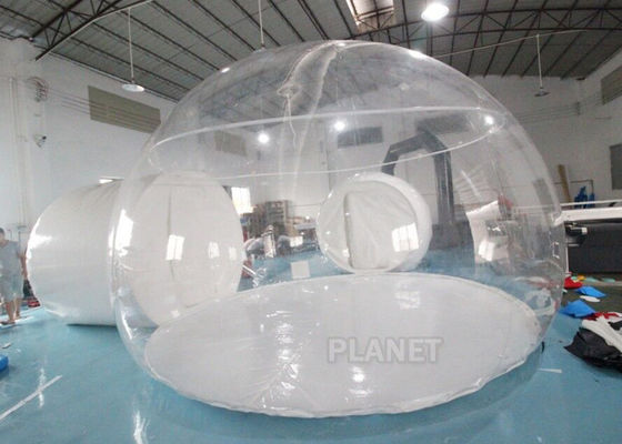 5m Hotel Inflatable Clear Bubble Dome Tent Logo Customized