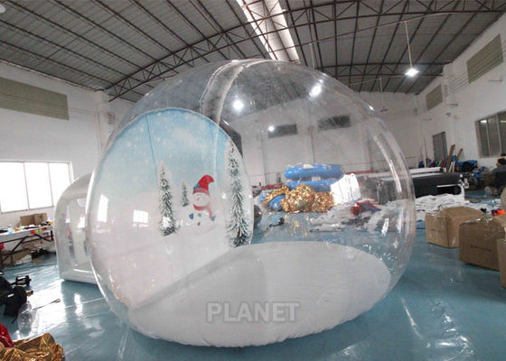 4m Inflatable Snow Globe Bubble Tent With Passage Way Background