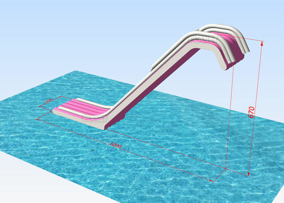 12M Floating PVC Tarpaulin 1000D Inflatable Yacht Slide