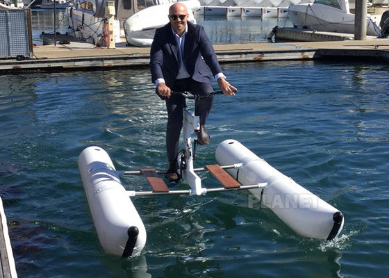 Custom Size Inflatable Banana Boat Floating Water Bike Buoy