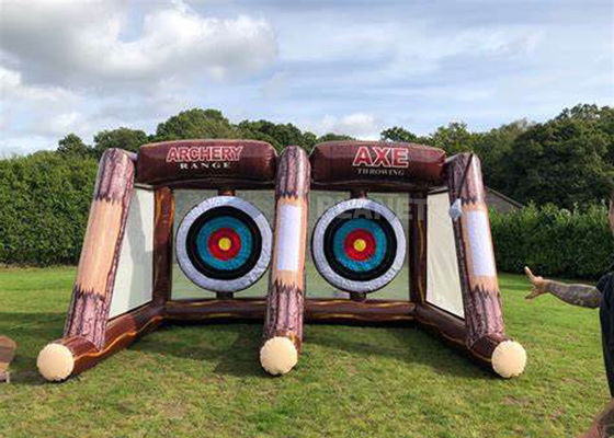 Interactive Sport Shooting Games Inflatable Axe Throwing Sticky Tossing Game For Adult And Kids