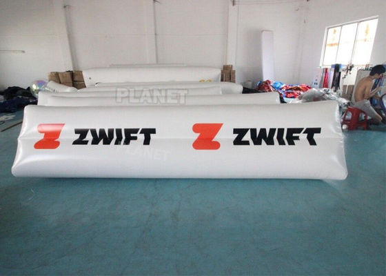 0.9mm PVC Tarpaulin Floating Triathlon Swim Marker Inflatable Long Tube Cylinder Life Buoy