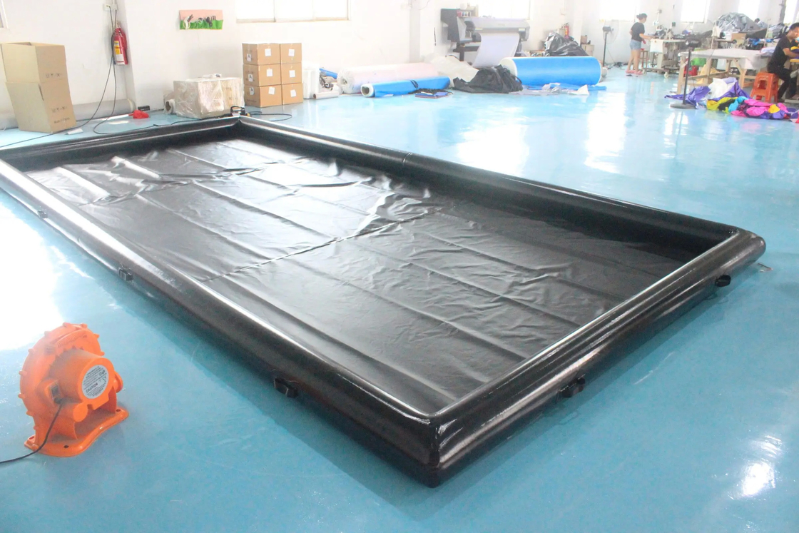 Portable Airtight Inflatable Car Wash Mat PVC Inflatable Car Water