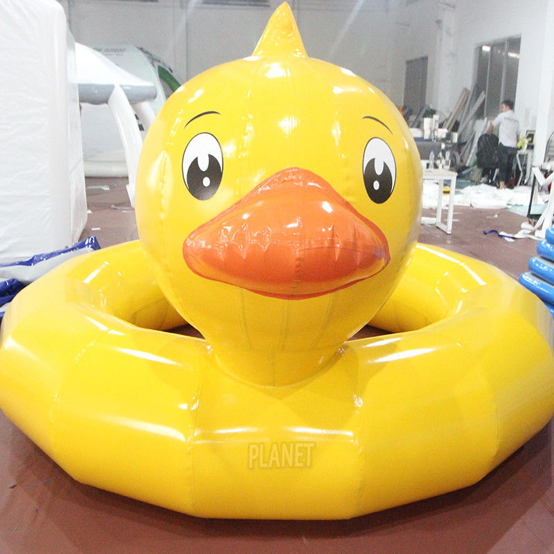 Airtight Outdoor Summer Inflatable Duck Swim Ring Floating Children ...