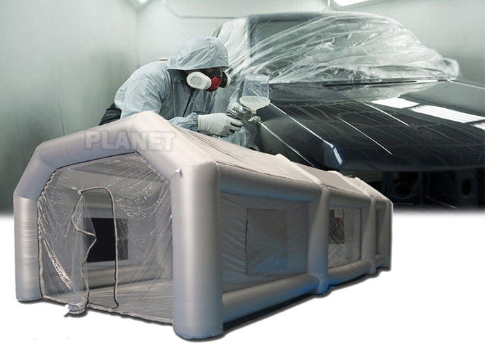 Portable Silver Custom Size Inflatable Car Workstation Spray Paint ...