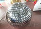 1M 2M Colorful Christmas Ball Disco Reflective Inflatable Silver Mirror Ball For Party / Club Decoration