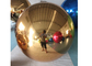 Event Hanging Advertising Giant Gold Decoration Inflatable Mirror Sphere Mirror Ball Mirror Sphere