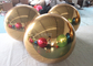 Different Size Gold Floating PVC Reflective Christmas Mirror Ball Balloons Inflatable Mirror Ball For Party Decoration