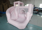 Outdoor Backyard Kids Pastel Pink Bounce House Inflatable Bouncer Bouncy Castle With Water Slide And Pool