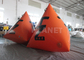 Custom Logo 1.5m Airtight Water Floating Race Marker Air Buoys Swim Triathlon Inflatable Triangle Buoy