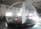 Outdoor Transparent Globe Ball Photo Booth Christmas Human Size Giant Inflatable Snow Globe With Blowing Snow