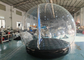 Customized Backdrop Inflatable Giant Snow Globe Christmas Inflatable Human Size Snow Globe With Air Blower