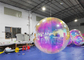 Shinny Floating PVC Iridescent Clear Sphere Mirror Balloon Holographic Rainbow Reflective Inflatable Mirror Ball