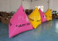 Race Mark Advertising Inflatable Triathlon Buoy Triangular Shape Inflatable Buoys Inflatable Water Buoy