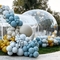 Kids Party Balloon Bubble House Inflatable Bubble Tents Crystal Dome Tent For 3-4 Players