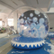 PVC Inflatable Snow Globes Snow Globe Bounce House Photo Booth For Christmas Decoration