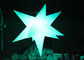 Different Size Hanging Inflatable Led Star 190 T Polyester Material For Party