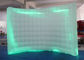 Large White Inflatable Photo Booth Curved Shape With Colorful Led Light