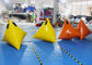 Colorful Sea Inflatable Marker Buoy Hot Air Welded Seams Stainless Fittings