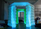 2 Doors Inflatable Photo Booth Kiosk Diamond Shape With Air Blower