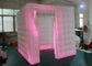 2.5 M Led Inflatable Photo Booth One Door With Color Changing Light